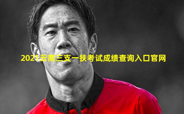 2021云南三支一扶考试成绩查询入口官网