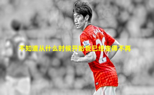 不知道从什么时候开始我已经变得不再