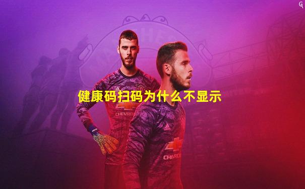 健康码扫码为什么不显示