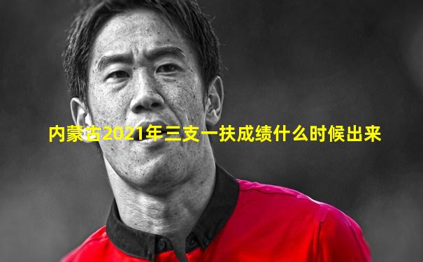 内蒙古2021年三支一扶成绩什么时候出来