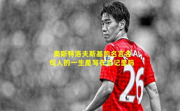 奥斯特洛夫斯基的名言名句人的一生是写在后记里吗