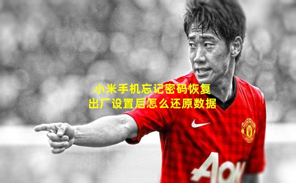 小米手机忘记密码恢复出厂设置后怎么还原数据