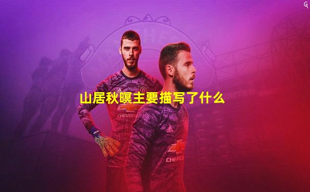 山居秋暝主要描写了什么