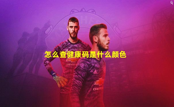 怎么查健康码是什么颜色