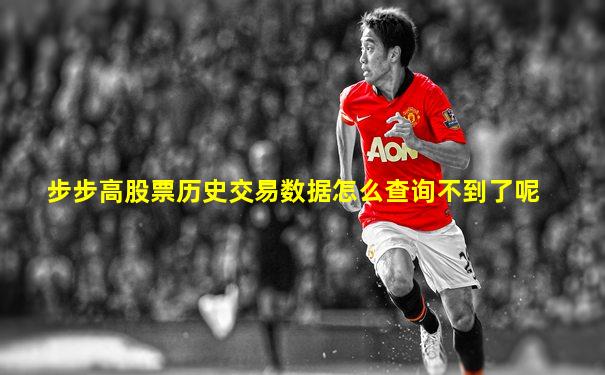 步步高股票历史交易数据怎么查询不到了呢