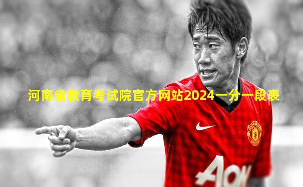 河南省教育考试院官方网站2024一分一段表