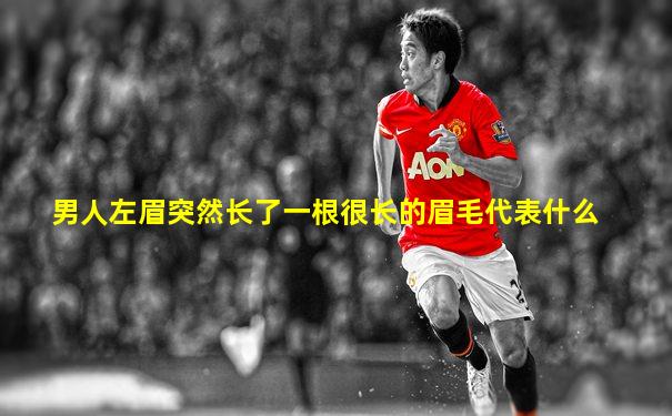 男人左眉突然长了一根很长的眉毛代表什么