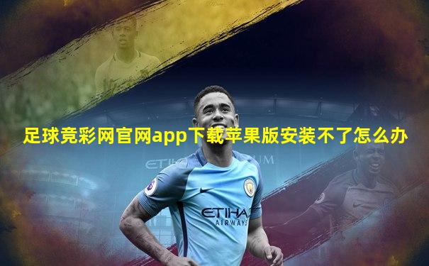 足球竞彩网官网app下载苹果版安装不了怎么办